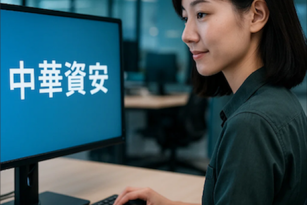中華資安有證照的工程師 / 女性上網 中華資安上網/服務成長斜率不變，拓自有產品 Jul 2025(全)