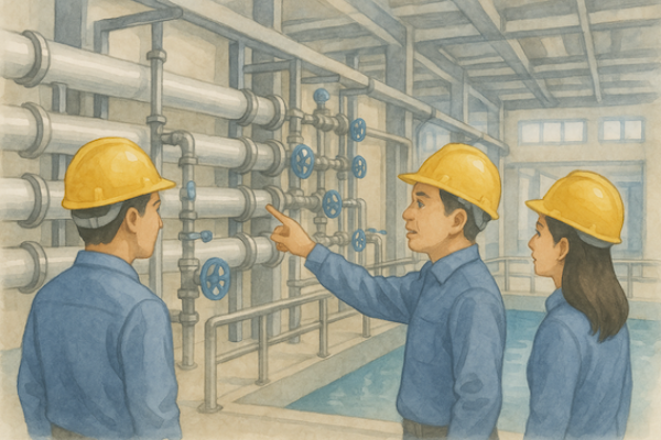 工程師巡視水處理廠（合水先進）合水先進 4 部門，主攻促參案、廢水處理/再生水 Sep 2025