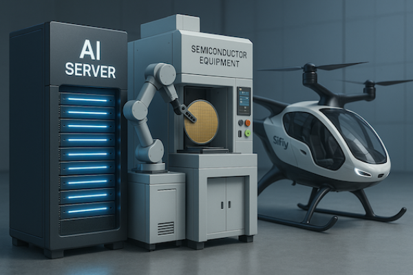 2025年科技融合，AI 伺服器高能耗、高熱持續帶動半導體產業新研發，載人無人機也漸有突破 客製8篇: 竑騰 耐特 新特 昶瑞 印能 永擎 兆聯 創泓