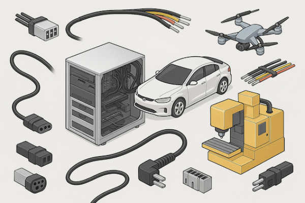 連接器（connector）與線束（cable）應用，在伺服器、工業設備、車用電子/電動車、無人載具與交通運輸上 2025–2030 全球連接器/線束產業趨勢與市場分析 Nov,25