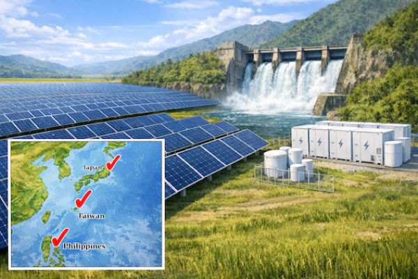 禾迅綠電在太陽能電站以外，再拓及水力發電接案，並投入儲能系統建置能力（除了台、日，正投入菲律賓市場） 禾迅菲律賓拓水力發電，儲能/氫能予美國 AI 雲端 Jan.2026(全).