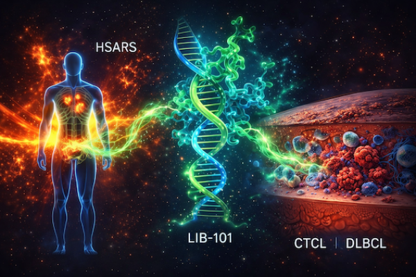 麗寶新藥 LIB-101 投入緊急輻射症候群、皮膚T 細胞淋巴瘤、及瀰漫型大B淋巴瘤等適應症(A) 麗寶新藥2027 → 大B細胞淋巴瘤2期/更多腫瘤 Feb.2026(增)