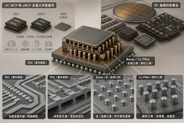 瑞峰的 RDL（重布線路）與 Bump（金屬凸塊）是服務記憶體客戶與IC 客戶的重要服務 瑞峰 2027-28 年 AI/CPO 機遇，重新定價晶圓封裝 May.2026(全)