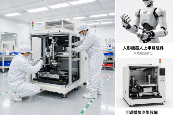 東佑達已有無塵室來組裝高階應用產品，拓展半導體與光電定位等潛力市場 物料產能緊/客戶訂單量升，東佑達能見度拉長 Aug.2026(增)