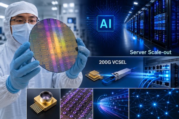 英特磊的 MBE 技術與化合物半導體產品，應用在 AI 垂直市場的光通訊領域 英特磊 MBE 寡佔地位，待上游磷化銦配給轉寬裕 Sep.2026